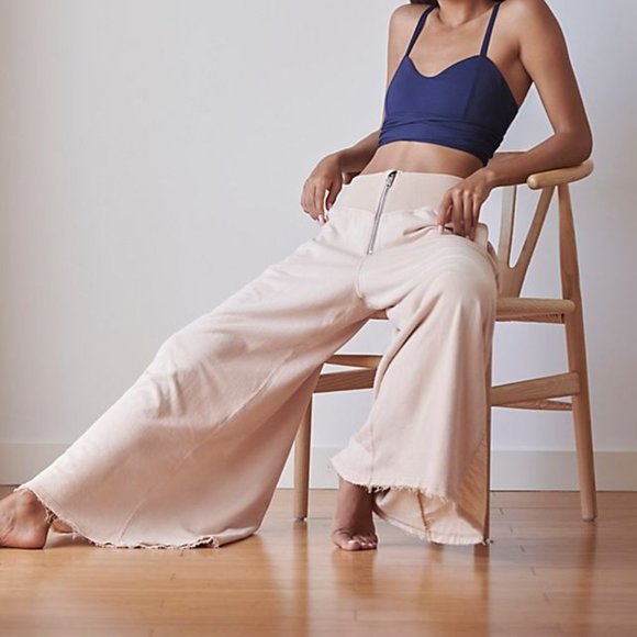 Free People Pants - FREE PEOPLE Borderline Solid Wide Leg Pants
